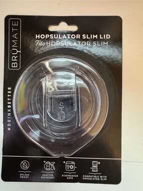 BruMate Hopsulator Slim Replacement Lid - Clear